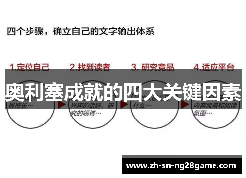 奥利塞成就的四大关键因素